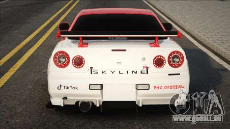 Nissan Skyline R34 Tun für GTA San Andreas