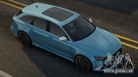 Audi RS6 Avant Quattro Blue für GTA San Andreas