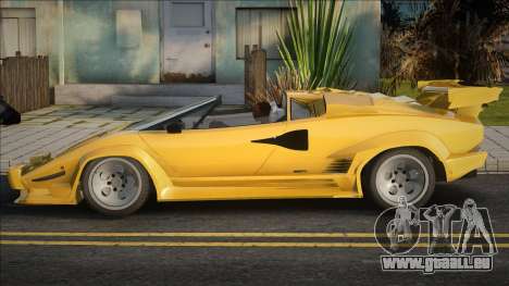 Lamborghini Countach Yellow pour GTA San Andreas