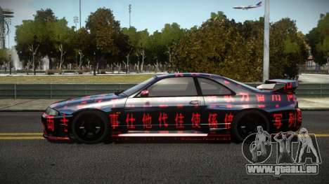 Nissan Skyline R33 GTR G-Racing S12 pour GTA 4