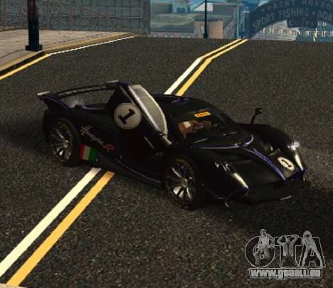 Pagani Huayra R für GTA San Andreas