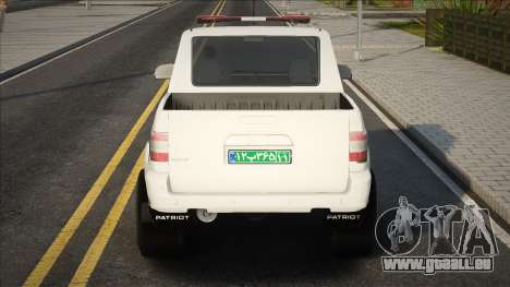 UAZ Patriot Pickup Police pour GTA San Andreas