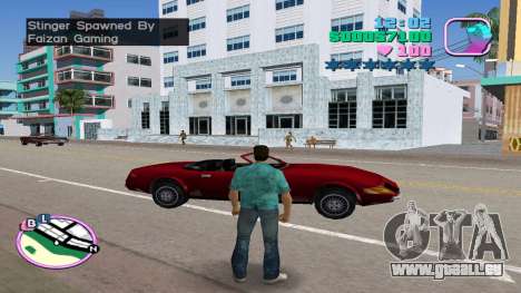 Voiture Spawn Stinger pour GTA Vice City