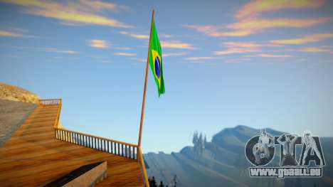Brazil flag for Mount Chiliad pour GTA San Andreas