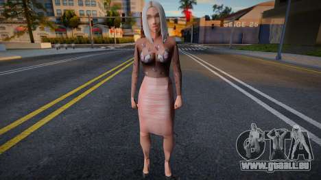 Annelis Hohenzollern Yubka s babochkami pour GTA San Andreas