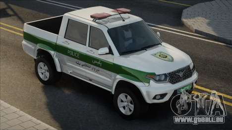 UAZ Patriot Pickup Police pour GTA San Andreas