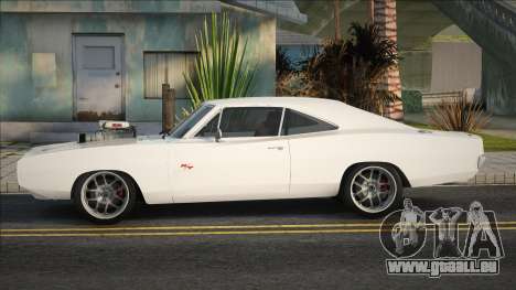 Dodge Charger RT 1970 White pour GTA San Andreas