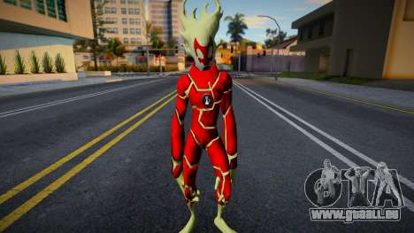 HeatBlast o fuego de especie Pyronite de Ben 10 pour GTA San Andreas