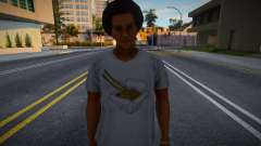 Jeune homme en t-shirt blanc pour GTA San Andreas