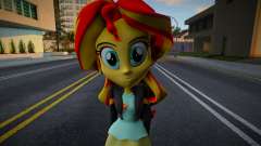 My Little Pony Sunset shimmer EQG3 Outfit für GTA San Andreas