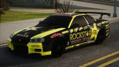 Nissan R34 Rockstar pour GTA San Andreas
