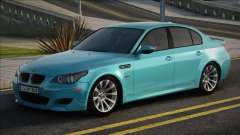 BMW M5 E60 Double Exhaust Blue für GTA San Andreas