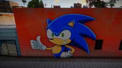 Mural Anime Sonic pour GTA San Andreas