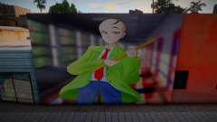 Mural Anime Baldi für GTA San Andreas
