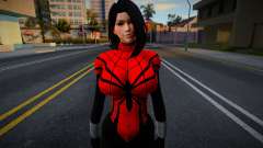 Brünette im Spider-Man-Outfit für GTA San Andreas