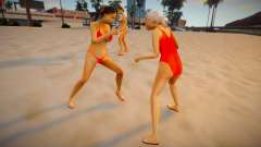 Weibliche Schlägerei am Strand für GTA San Andreas