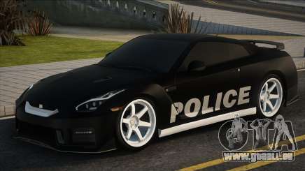 Nissan GTR R35 VTR - Polizei für GTA San Andreas