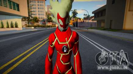 HeatBlast o fuego de especie Pyronite de Ben 10 pour GTA San Andreas