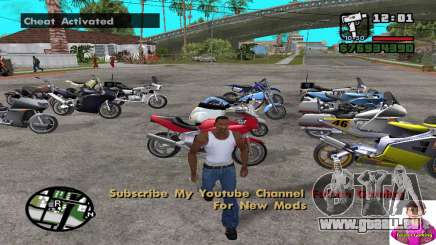 Générateur de vélos pour GTA San Andreas