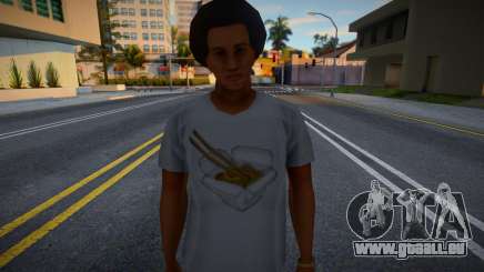 Jeune homme en t-shirt blanc pour GTA San Andreas