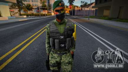 Skin Teniente De Las CFE México pour GTA San Andreas