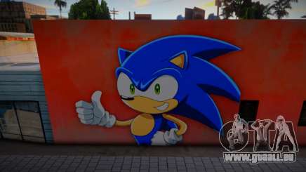 Mural Anime Sonic pour GTA San Andreas