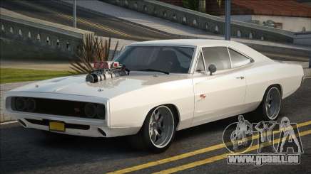 Dodge Charger RT 1970 White pour GTA San Andreas