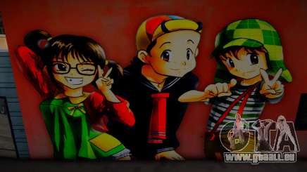 Mural Anime El Chavo für GTA San Andreas