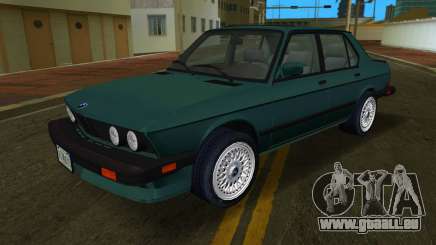 BMW 535i US-spec e28 1985 Green pour GTA Vice City