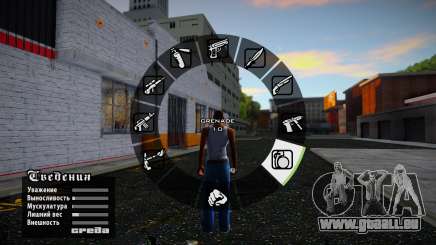 Roue d’armes pour GTA San Andreas