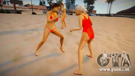 Bagarre féminine sur la plage pour GTA San Andreas