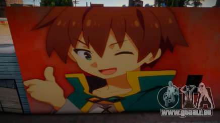 Mural Kazuma Konosuba pour GTA San Andreas