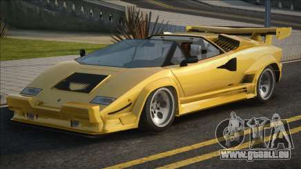 Lamborghini Countach Yellow für GTA San Andreas