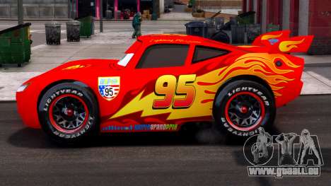 Cars 2 Lightning Mcqeen für GTA 4