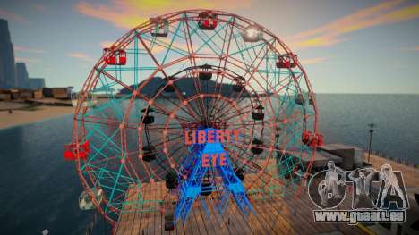 Ferris Wheel from GTA IV to GTA SA pour GTA San Andreas