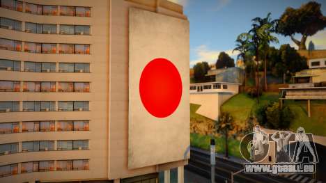 Japan Flag Billboard für GTA San Andreas