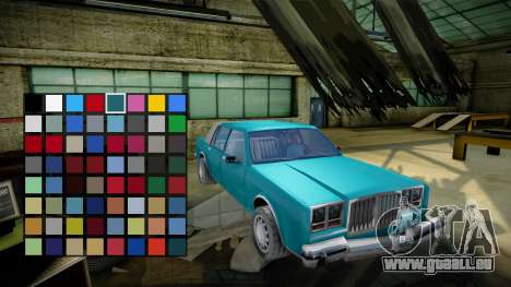 New Vehicle Color (real) 16 bit colors pour GTA San Andreas