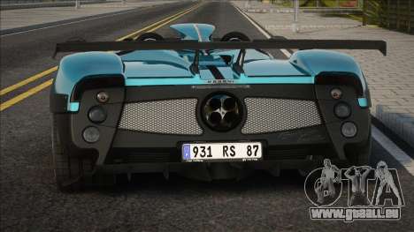 Pagani Zonda Barchetta 2018 Blue pour GTA San Andreas