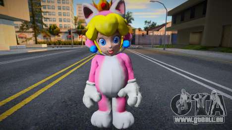 Peach Cat Suit o con traje de gato de Super Mari pour GTA San Andreas