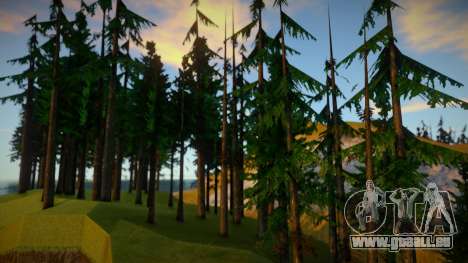 Les riches couleurs des arbres pour GTA San Andreas