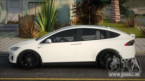 Tesla Model X 2022 White für GTA San Andreas