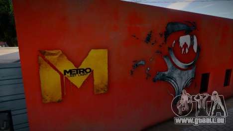 Metro 2033 Last Night Mural 2 für GTA San Andreas