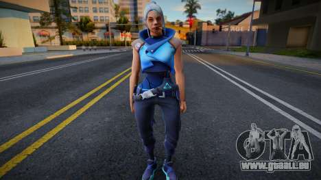 Skin id 162 cosplay Jett From Valorant für GTA San Andreas
