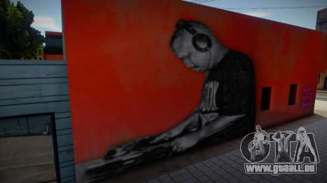 DJ Screw Wall Mural für GTA San Andreas