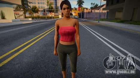 Barbara HD with facial animation pour GTA San Andreas
