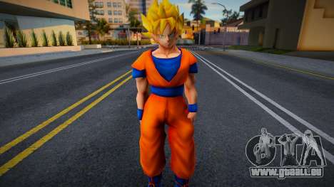 Goku SSJ skin in sa pour GTA San Andreas