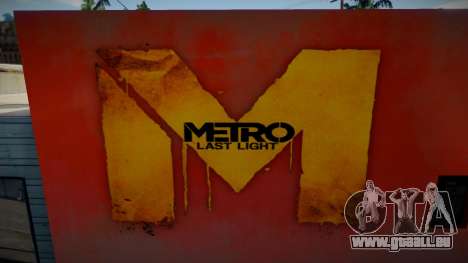 Metro 2033 Last Night Mural 1 für GTA San Andreas