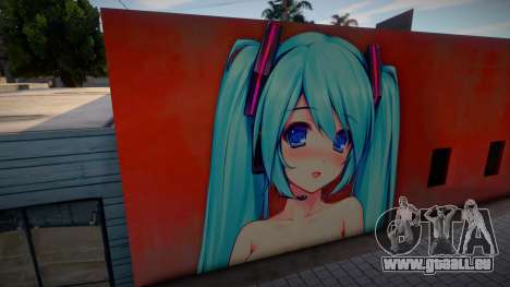Sexy Miku Wall für GTA San Andreas