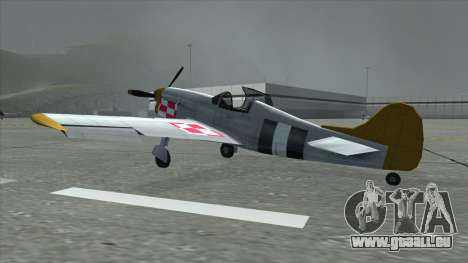 RUSTLER original de l’armée de l’air polonaise pour GTA San Andreas