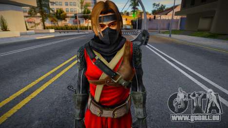 Dead Or Alive 5 - Hayate (Costume 3) v1 für GTA San Andreas